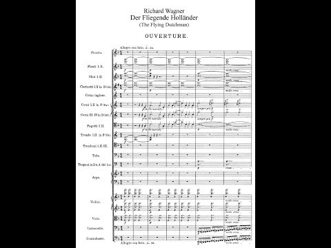 THE FLYING DUTCHMAN by Richard Wagner (Audio + Full Score)