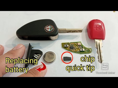 How to replace car keys battery and synchronisation. How the immobilizer chip works.