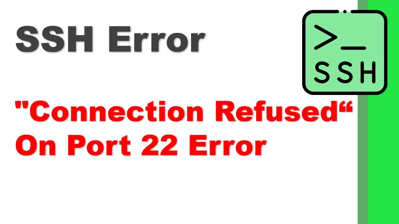 SSH Error - Resolve 