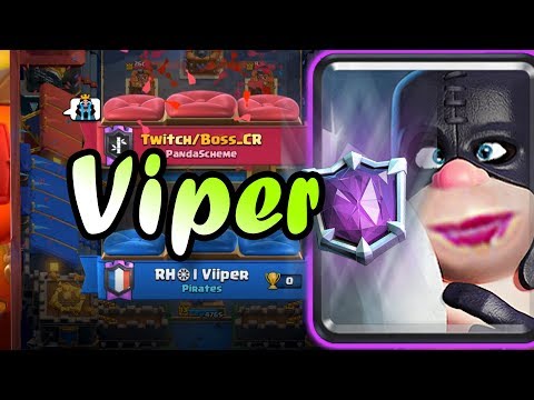 Viiper ( Happy Noob) 👈Epic GAMEPLAYS  HOG EXENADO - Clash Royale