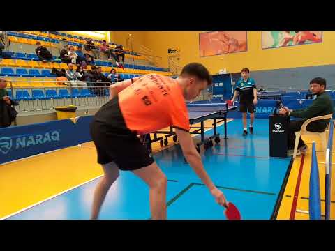 70º CAMPEONATO ANDALUCIA 2024 RAFAEL PEDROSA vs ANTONIO CHAVES Tenis de Mesa Benalmadena MALAGA