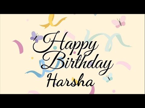 Harsha's Birthday Video