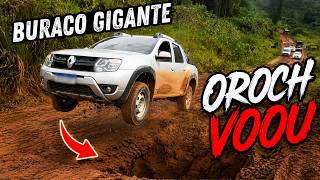 BURACO GIGANTE! 😱 Oroch voou. Olha o tamanho do impacto!
