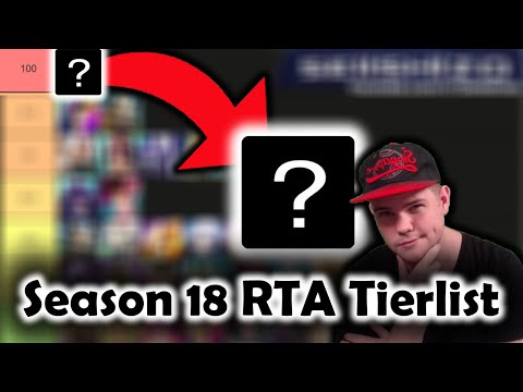 Season 18 G3 RTA Tier List by Seiishizo, SWC 2021 edition!