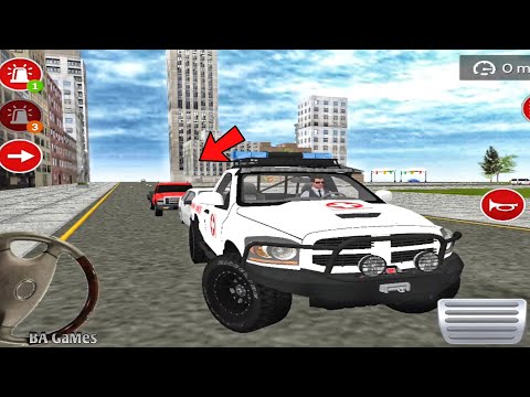 Ambulance Pickup Truck Drive #4 In Emergency Simulator - Hospital Cars - Car Games | Car Videos #car