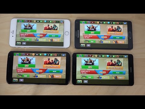 iPhone 6 Plus vs. Nexus 6 vs. Ascend Mate 7 vs. Samsung Galaxy Note 4 Blitz Brigade Gameplay Review