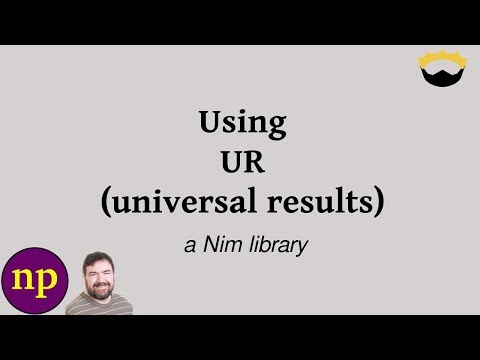 Using UR: A Nim Library