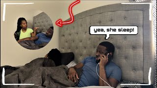 Caught Talking To My Sneaky Link While Gf Sleep *SHE PUT ME OUT*