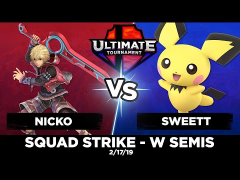 Nicko vs. SweetT - Squad Strike - Winners Semis - February Smash Ultimate Tournament