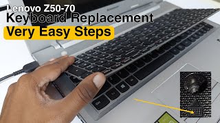 Remove And Replace Lenovo Z50-70 Keyboard |  Lenovo old laptops keyboard replacement