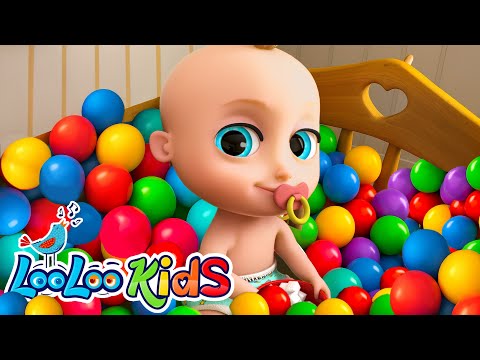 Johny Johny Yes Papa - Learn Colors with Colorful BALLS + Baby Shark Surprise Eggs - Kids Songs