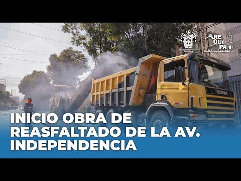 Reasfaltamos la av. Independencia