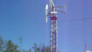 preview picture of video 'Vertical Windturbine max.Power 4,2 Kwe/h'