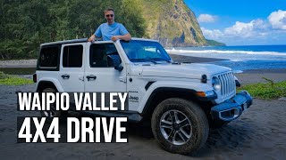 Do you need 4 wheel drive in Hawaii? Waipio Valley Black Sand Beach Travel Vlog