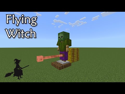 Ultimate Minecraft Witch Broomstick Trick!