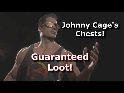MK11 Krypt - All chests with guaranteed Johnny Cage's loot !!!