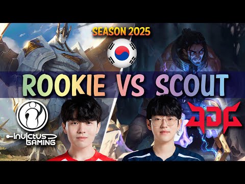 IG Rookie vs JDG Scout - Rookie GALIO vs Scout SYLAS Mid - Patch 15.5 KR Ranked | lolrec
