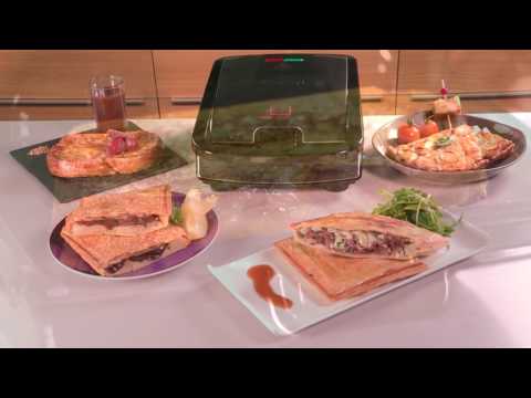 TEFAL XA800912 prancūziško skrebučio lėkštės | TEFAL | XA800912 | Juoda video