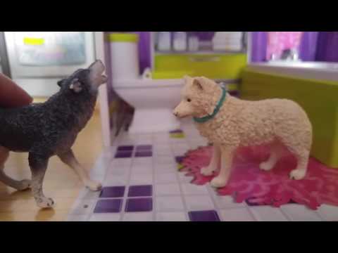 # High school ep.1 #kristina kashytska # wolf toys #ice wolf #dog movie