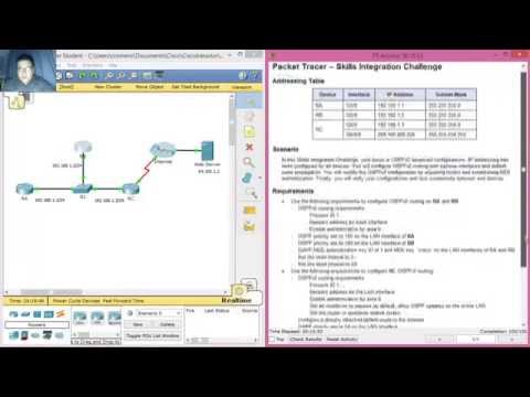 5.3.1.2 Packet Tracer - Skills Integration Challenge