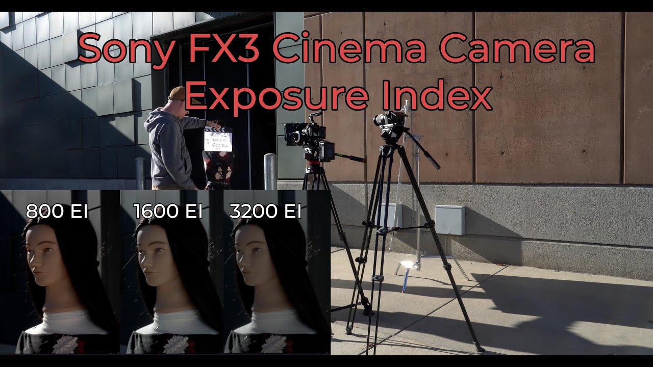 Sony's FX3 ILME-FX3A Mirrorless Full Frame Cinema Camera PART 3 - Setting up Cine Exposure Index EI