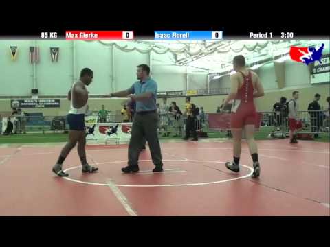 Max Gierke vs. Isaac Florell at 2013 ASICS FILA Cadet Nationals - GR