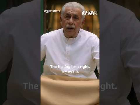 An Artist's Golden Advice | Bandish Bandits | Naseeruddin Shah, Ritwik Bhowmik | #primevideoindia