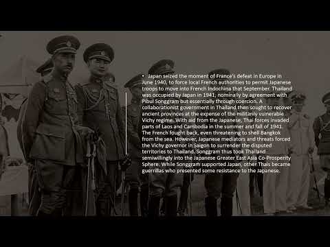 THE JAPANESE INVASION OF THAILAND