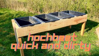 Frühling- wir bauen ein Hochbeet, Woodworking Garden raised bed