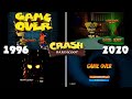 Evolution Of Game Over Screen In Crash Bandicoot Platform Games 1996 2020