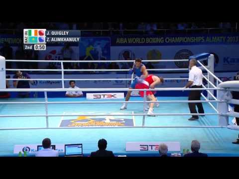 Men's Middle (75kg)  - Final - Jason QUIGLEY (IRL) vs Zhanibek ALIMKHANULY (KAZ)