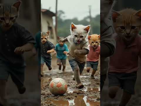 cat become a #fotballer