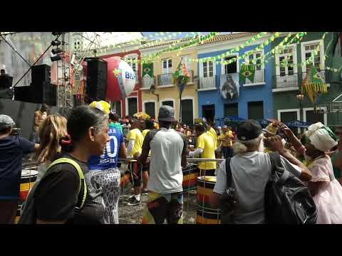 Olodum esquenta o Hexa da selecao