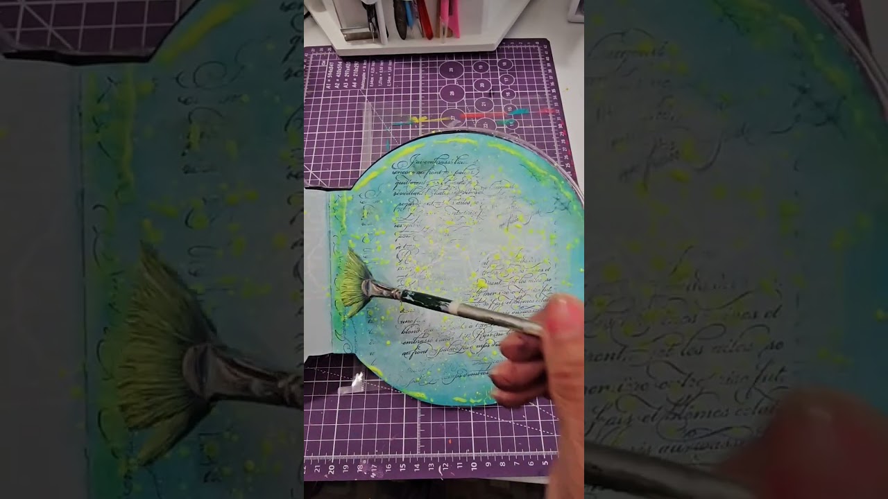 #journal a quick page from #thriftted #stamp and supplies