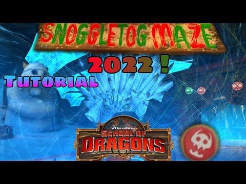 School of Dragons: Snoggletog event 2022 - Snoggletog maze Tutorial