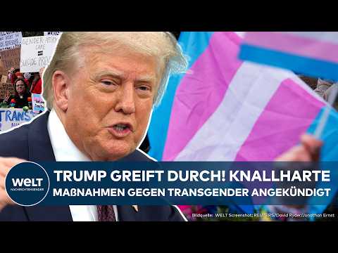 USA: Donald Trump greift durch! Knallharte Maßnahmen! Transgender-Taskforce angekündigt