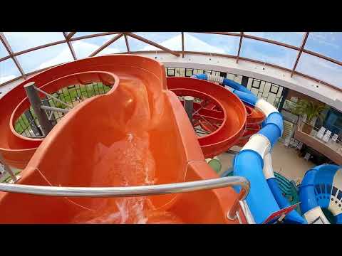Viper WaterSlide at Nymphaea WaterPark, Oradea, Romania