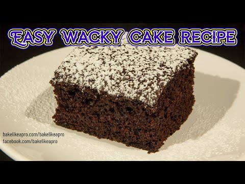 Easy Chocolate Wacky Cake Recipe