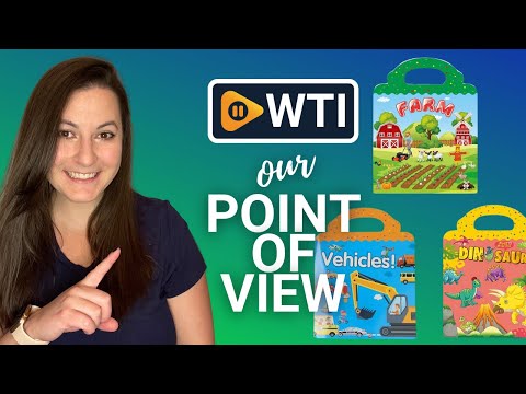 Reusable Sticker Book for Learning - WTI product video review