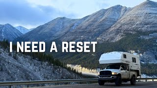 Where Do I Go? Truck Camping ALONE On A Snowy Lake In British Columbia