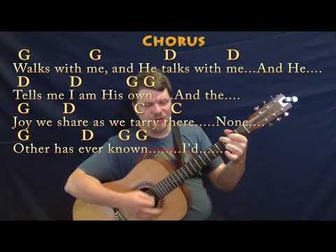 In the Garden (Hymn) Strum Guitar Cover Lesson in G with Chords/Lyrics