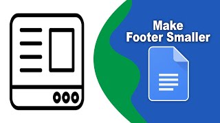 How to make footer smaller in google docs