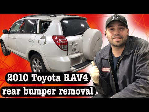 2010 Toyota RAV4 rear bumper removal