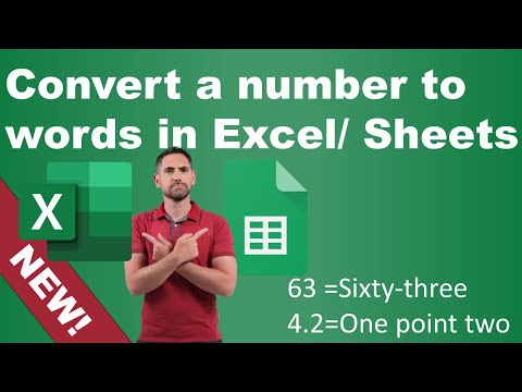 Convert numbers to words in Excel with new functions