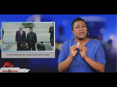 Trump makes history, crosses into North Korea (ASL - 6.30.19)