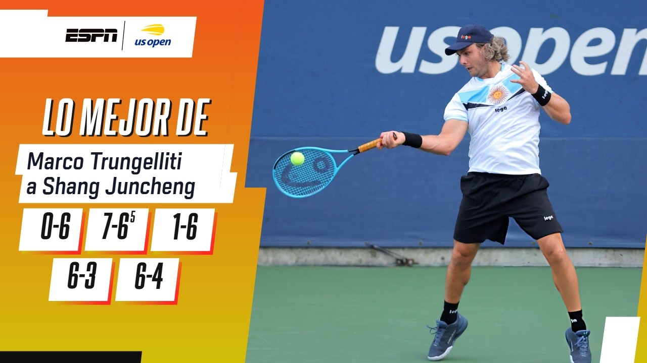 TRUNGELLITI GANÓ EN NUEVA YORK LUEGO DE 5 AÑOS Y PASÓ A SEGUNDA RONDA DEL US OPEN | RESUMEN