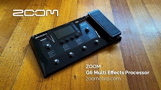Video thumbnail for ZOOM: G6 Multi-Effects Processor by Brett Kingman