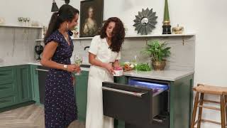 Cafe CAFÉ™ 5.7 Cu. Ft. Built-In Dual-Drawer Refrigerator Matte Black CDE06RP3ND1 Picture