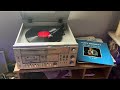 Tony Bennet - I Walk a Little Faster/The Brightest Smile in Town on a Vintage Record Player