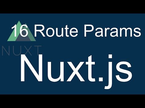 16 Nuxt JS beginner tutorial Route params validation